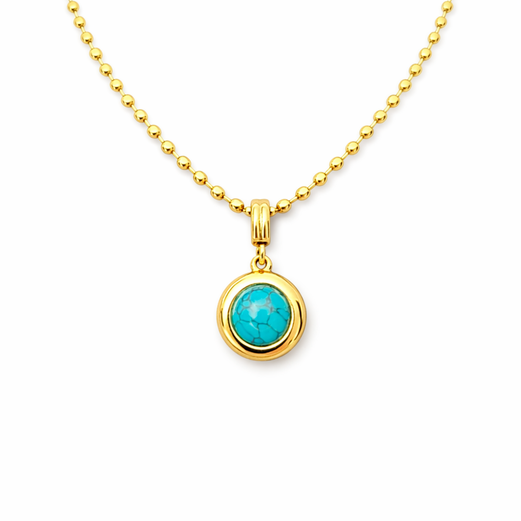 Turquoise Pendant Halskette