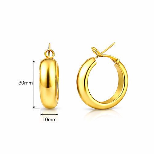 Bold Glow Hoops