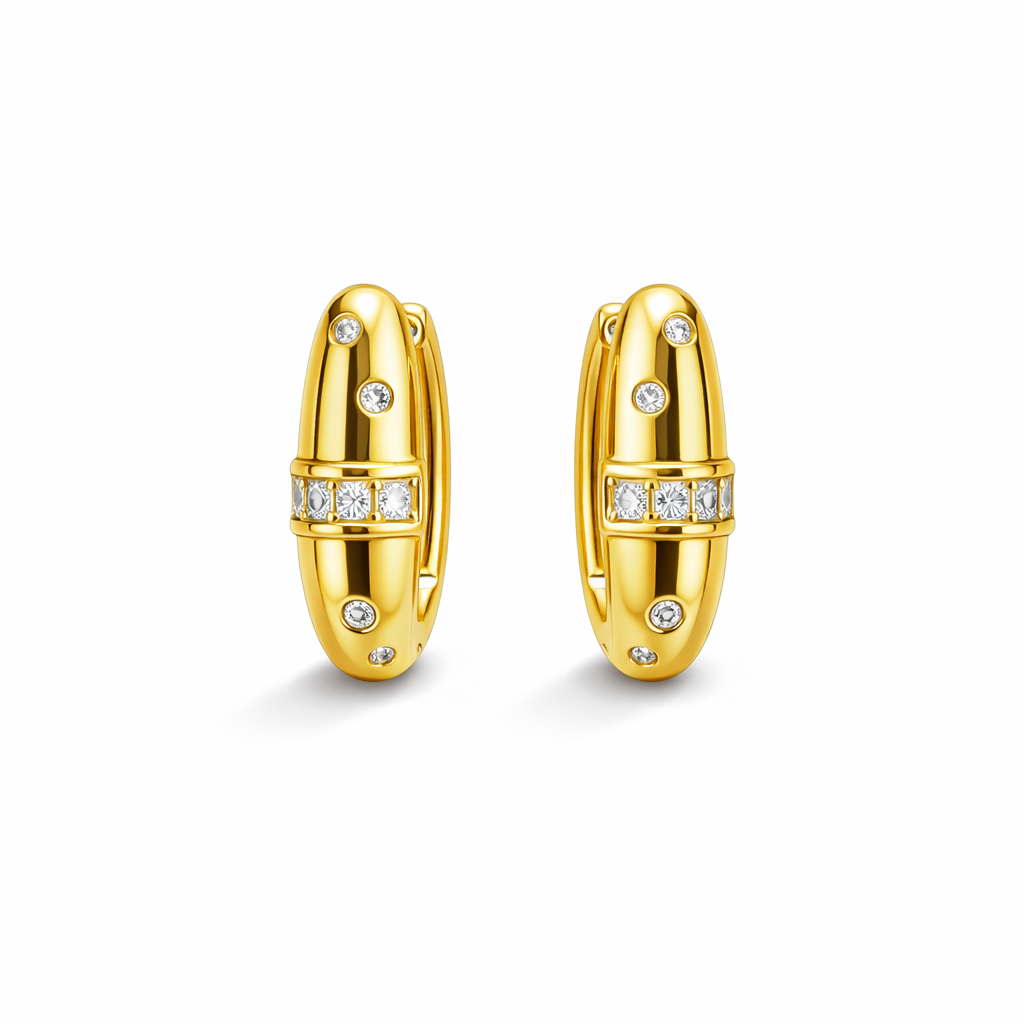 Radiant Luxe Hoops