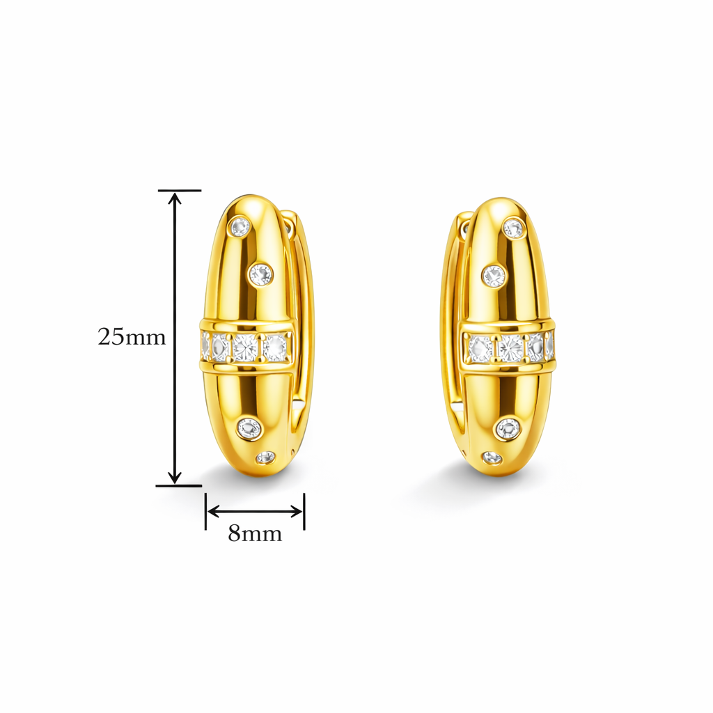Radiant Luxe Hoops
