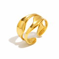 Sora Hammered Ring