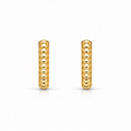 Golden Bead Hoops