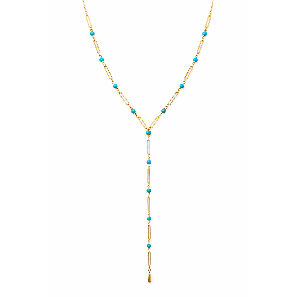 Avelia Turquoise Y-Kette