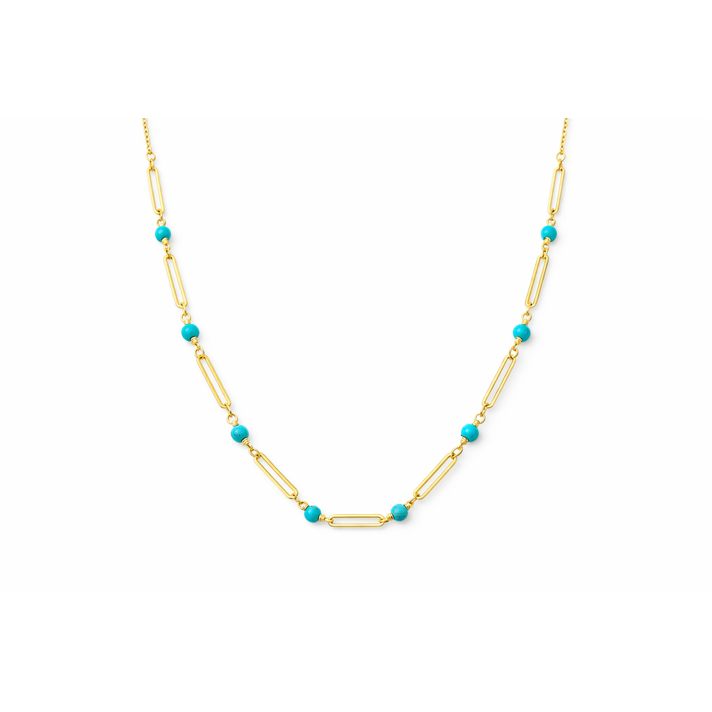 Avelia Turquoise Y-Kette